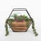 Flora Bunda® 11" Succulent Arrangement in Hexagon Wood & Metal Wall Accent